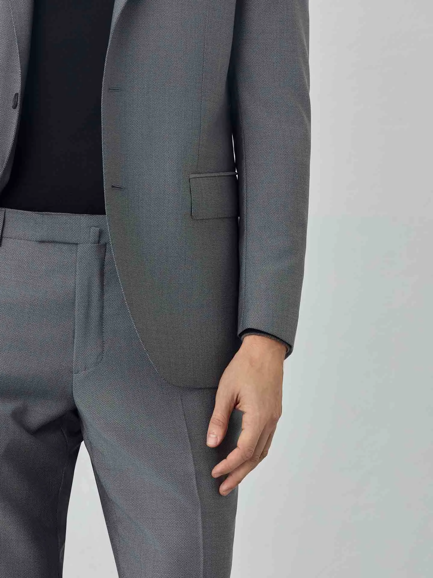 Slim fit K-Stretch Birdeye Suit