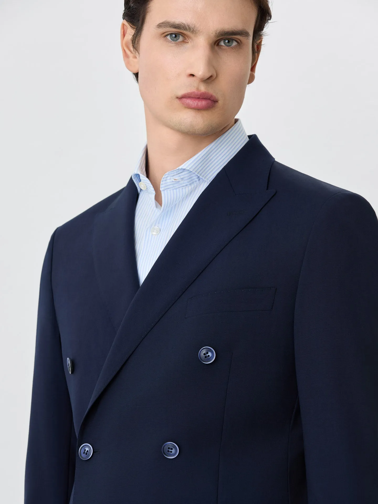 Slim Fit Suit In Wool Blend