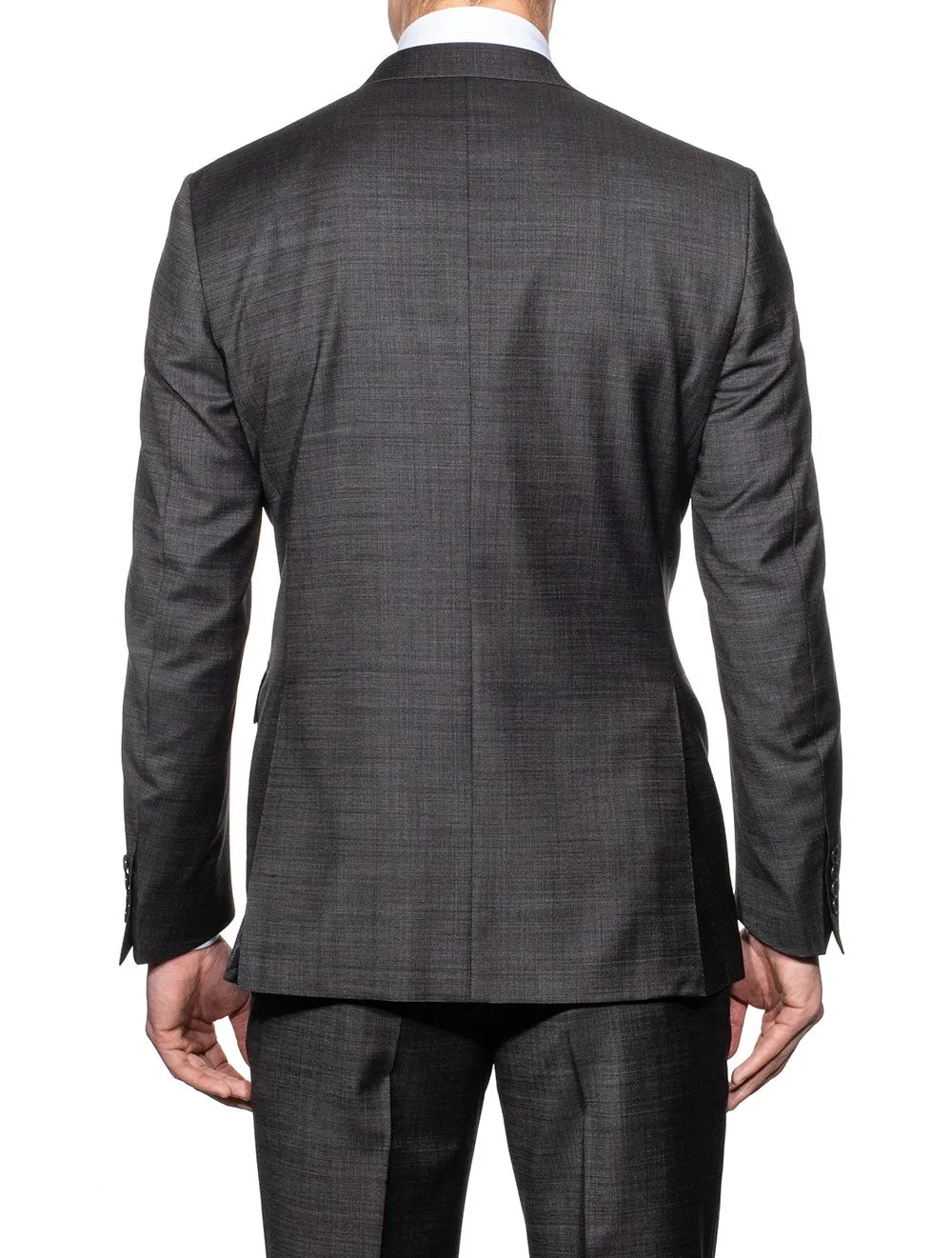 Slub Fabric Suit Grey