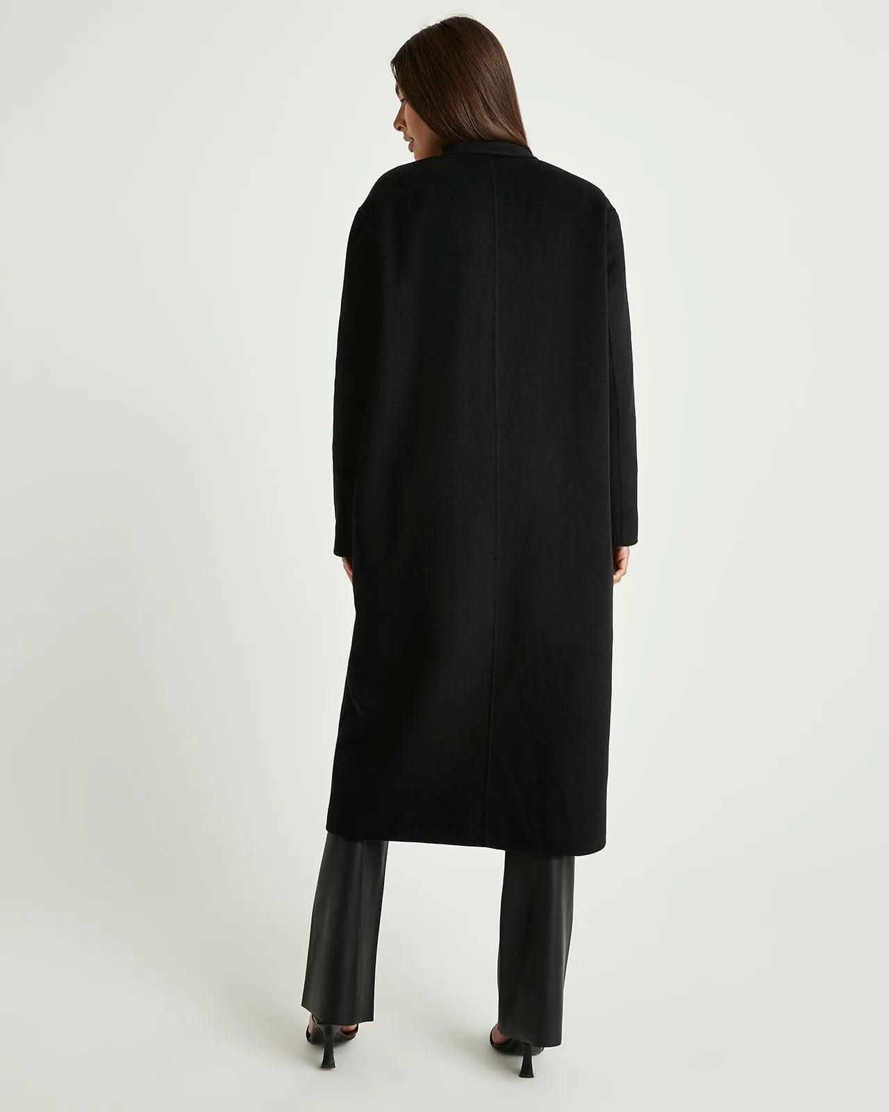 Splendid x Cella Jane Waist-Tie Wool Coat