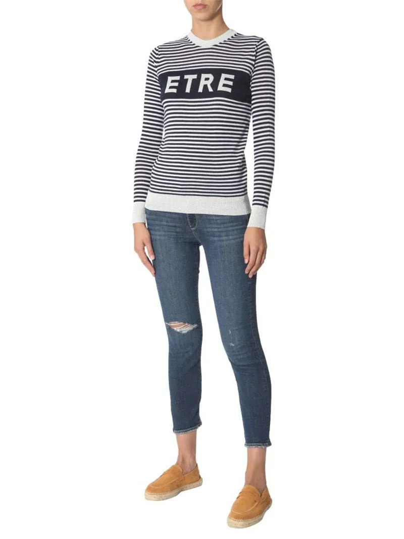 Striped Logo Jumper