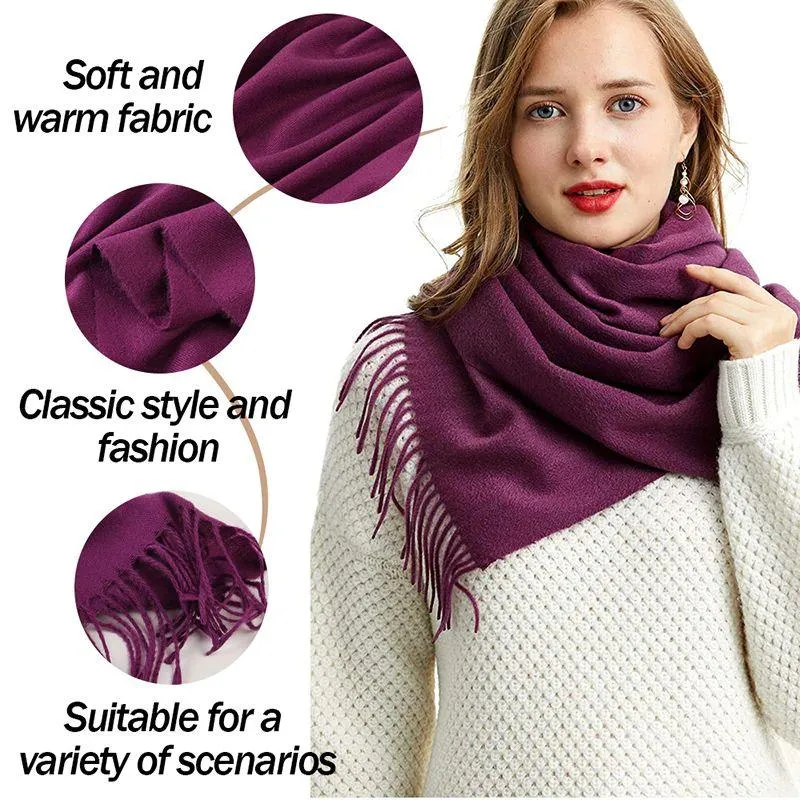 Super Soft Long Cashmere Wool Scarfs