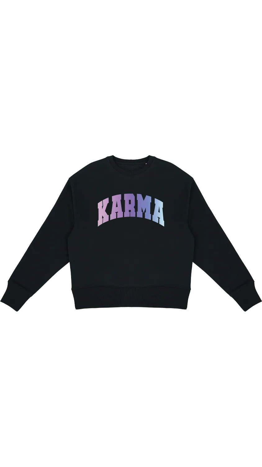 Sweater (Oversized) mit "Karma" Motiv