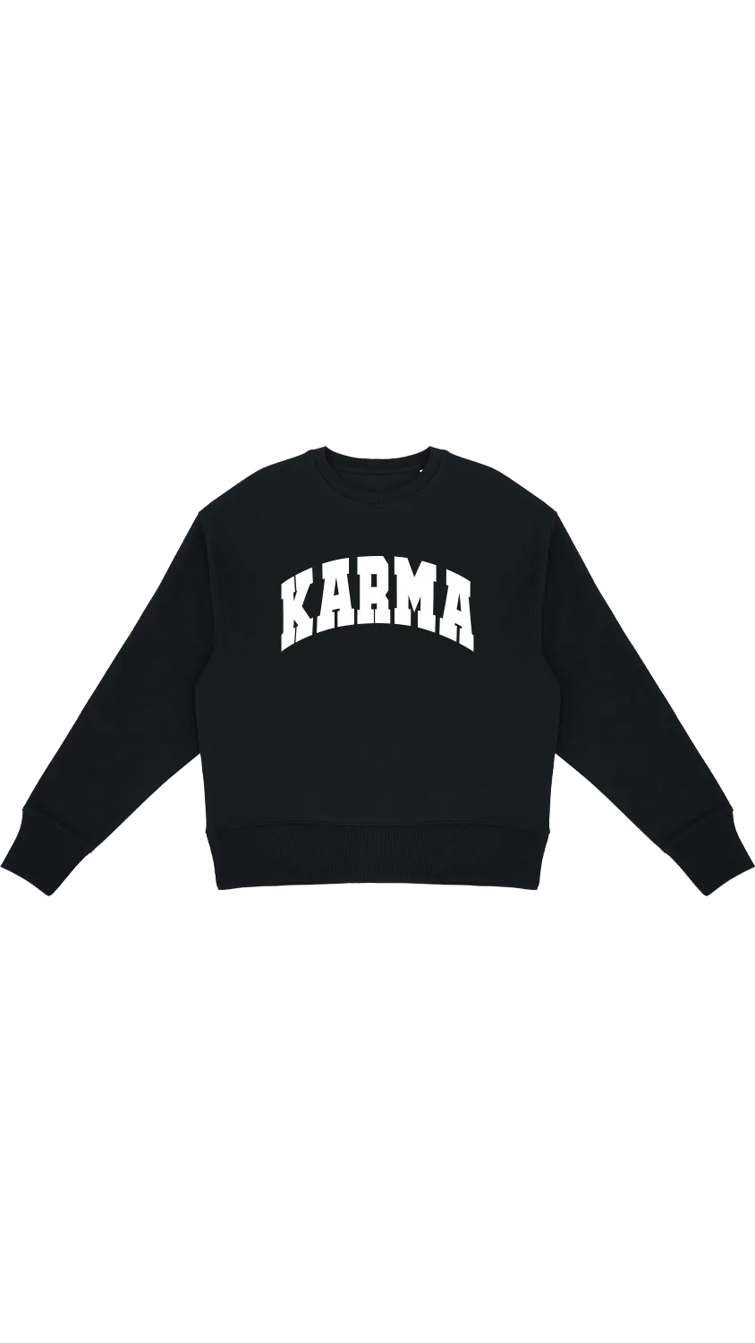 Sweater (Oversized) mit "Karma" Motiv