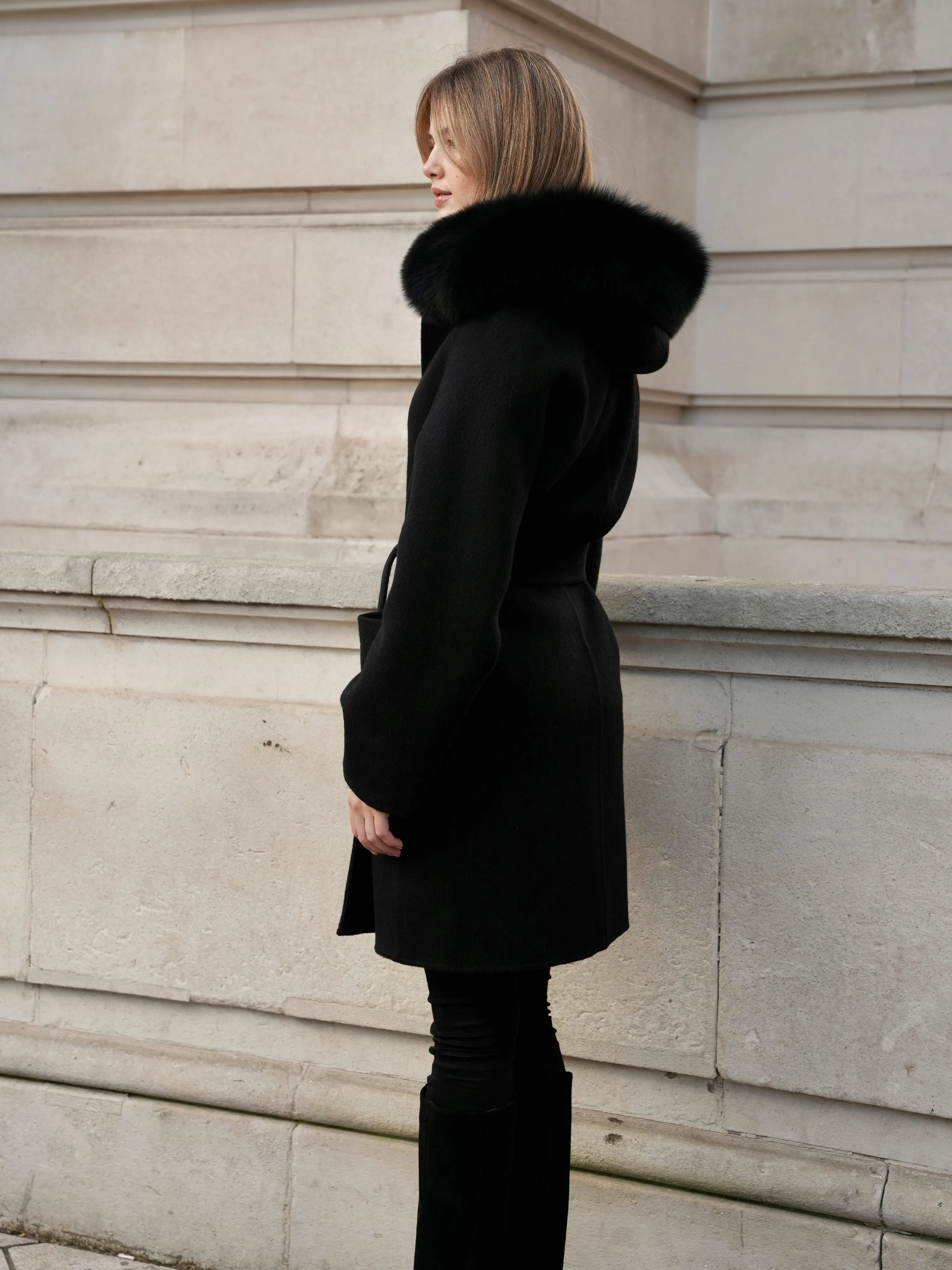 The Paris Coat Black