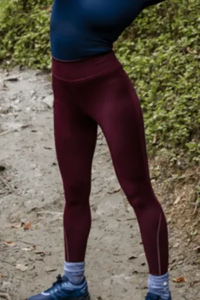 Thermal Outdoor Leggings - Aubergine