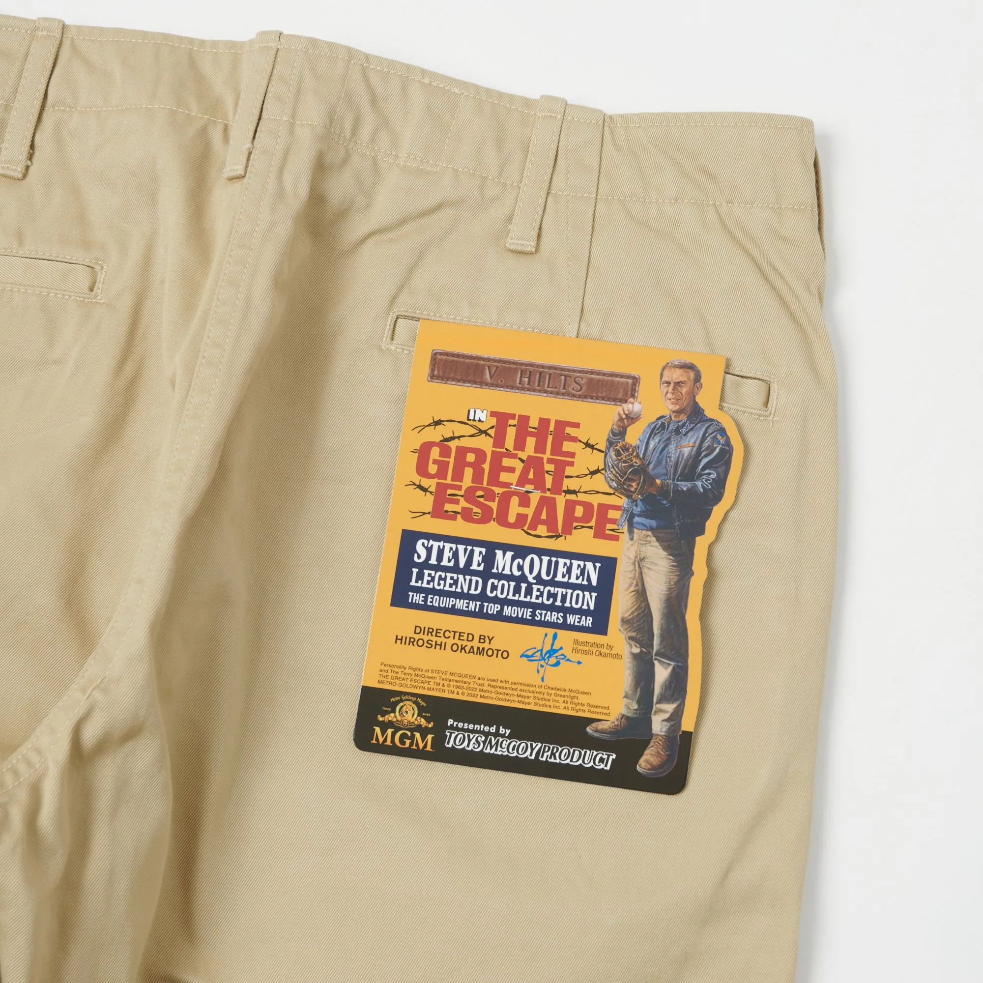 TOYS McCOY V. Hilts 'Steve McQueen' Trouser - Khaki