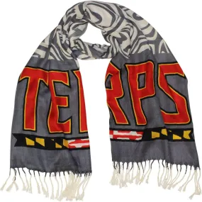 UMD Terps & Turtle Shell (Grey & White) / Scarf