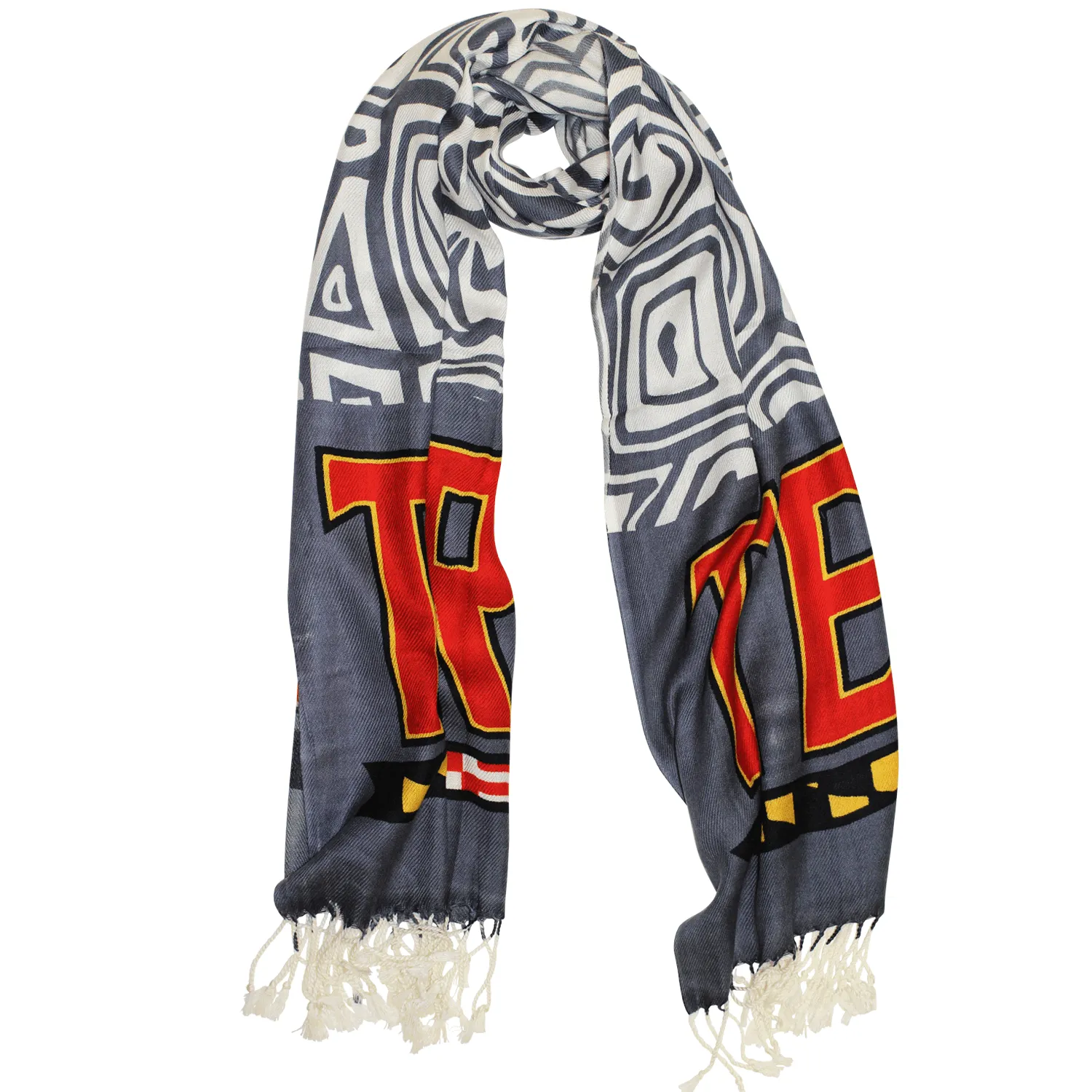 UMD Terps & Turtle Shell (Grey & White) / Scarf