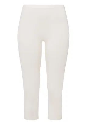 Woolen Silk W Wool and Silk Cropped Leggings | Cygne 71419-795