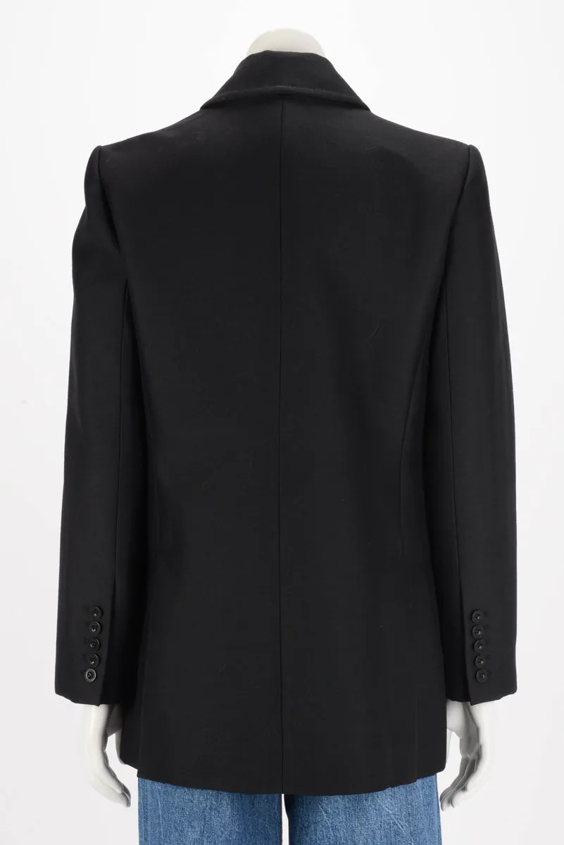 Zimmermann Black Wool Blend Tama Tailored Blazer AU 2